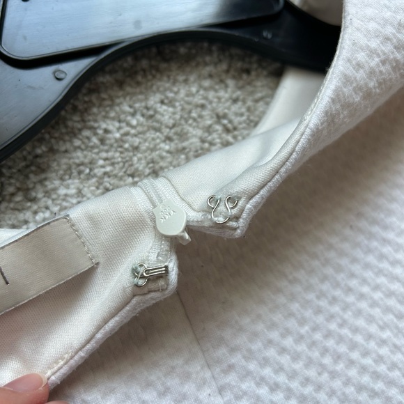 LOFT grey black white colorblock sweater dress, size 2 - Picture 6 of 9